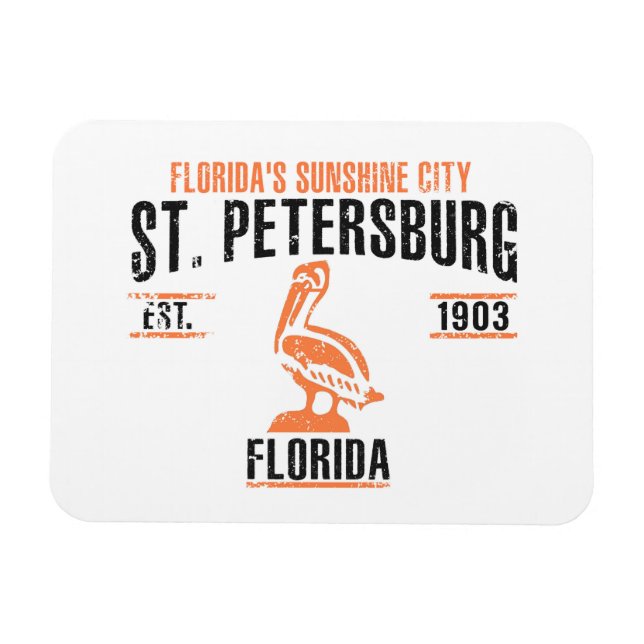 Sankt Petersburg Magnet (Horisontell)
