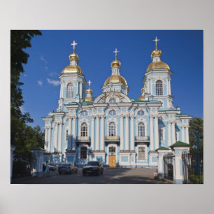 Sankt Petersburg, Mariinsky, Nikolskij-katedralen Poster