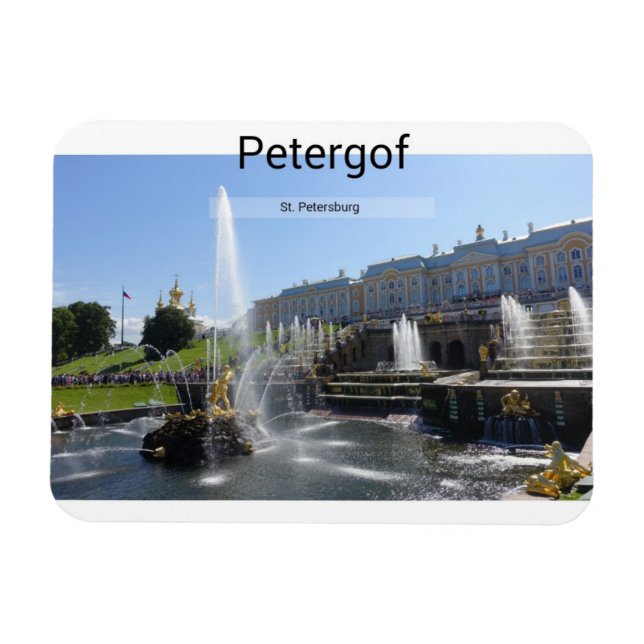 Sankt Petersburg, Petergof Magnet (Horisontell)