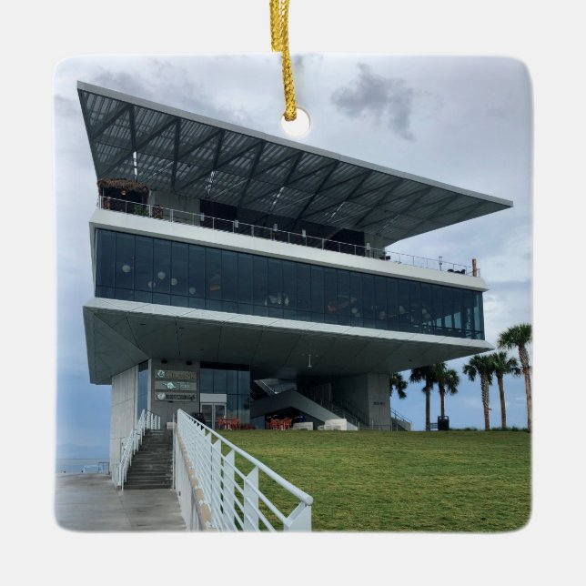 Sankt Petersburg Pier Julgransprydnad Keramik (Framsida)