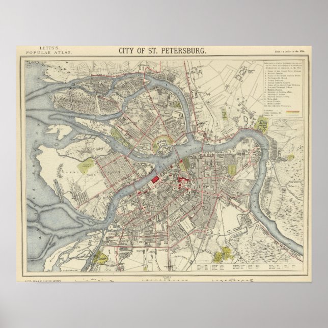 Sankt Petersburg Poster (Framsidan)