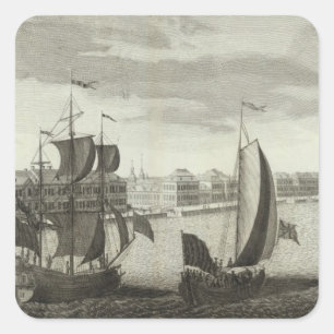 Sankt Petersburg, Ryssland 2 Fyrkantigt Klistermärke