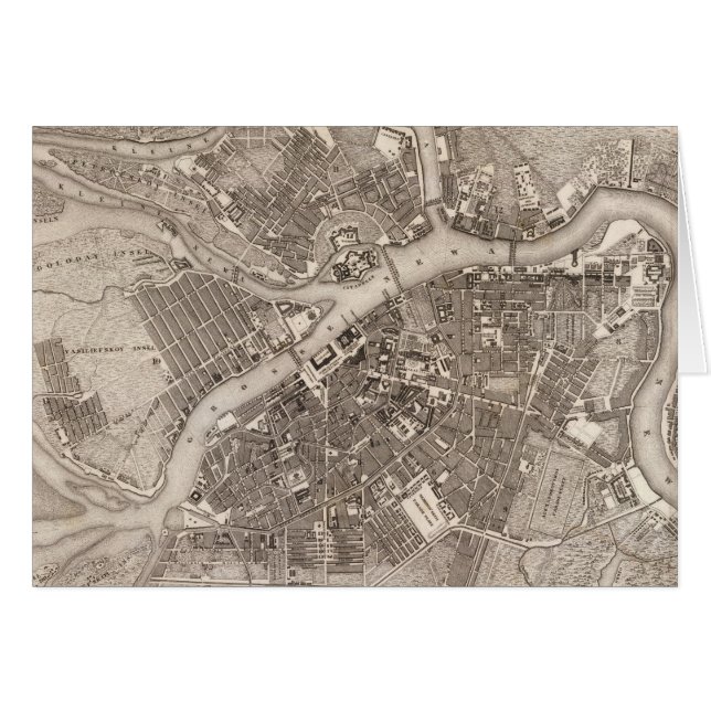 Sankt Petersburg, Ryssland Hälsningskort (Framsidan Horizontal)