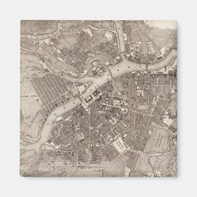 Sankt Petersburg, Ryssland Magnet (Framsidan)