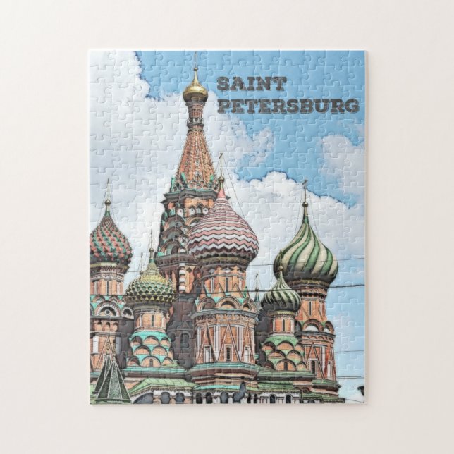 Sankt Petersburg, Ryssland Pussel (Vertikal)
