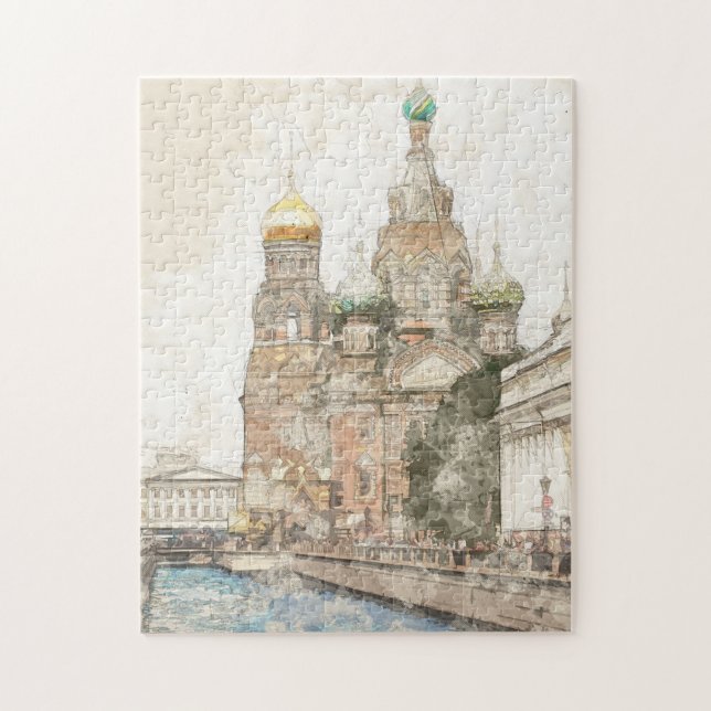 Sankt Petersburg, Ryssland Pussel (Vertikal)