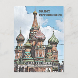Sankt Petersburg, Ryssland Vykort