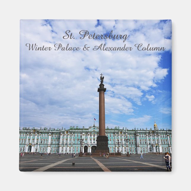 Sankt Petersburg, vinterpalats och Alexander Colum Magnet (Framsidan)