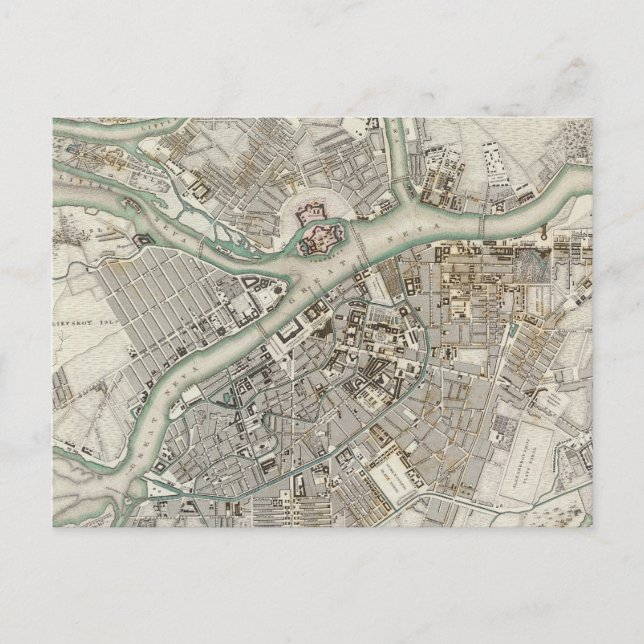 Sankt Petersburg Vykort (Framsida)