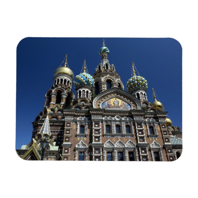 Sankt Petersburgkyrkan, Ryssland Magnet (Horisontell)