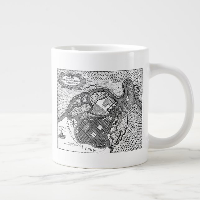 Sankt Petersburgsplanen Jumbo Mugg (Höger)