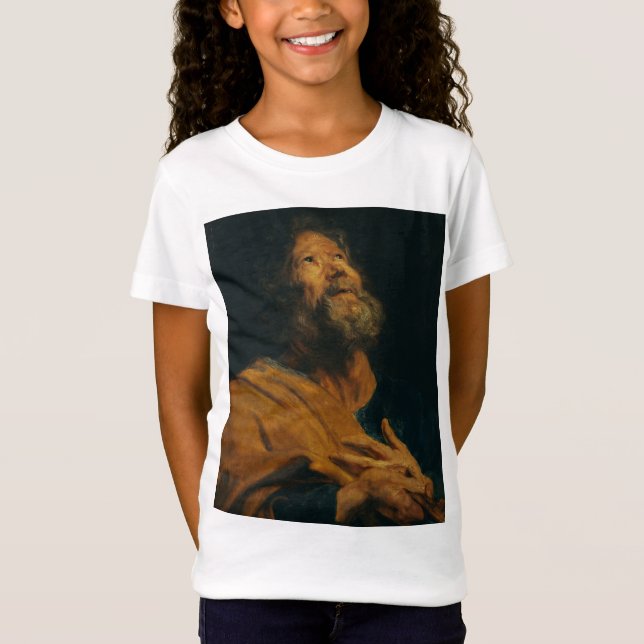 Sankt Petrus av Antoon van Dyck T Shirt (Framsida)