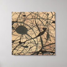 Sankt Pollock-inspirerad Abstrakt Konst