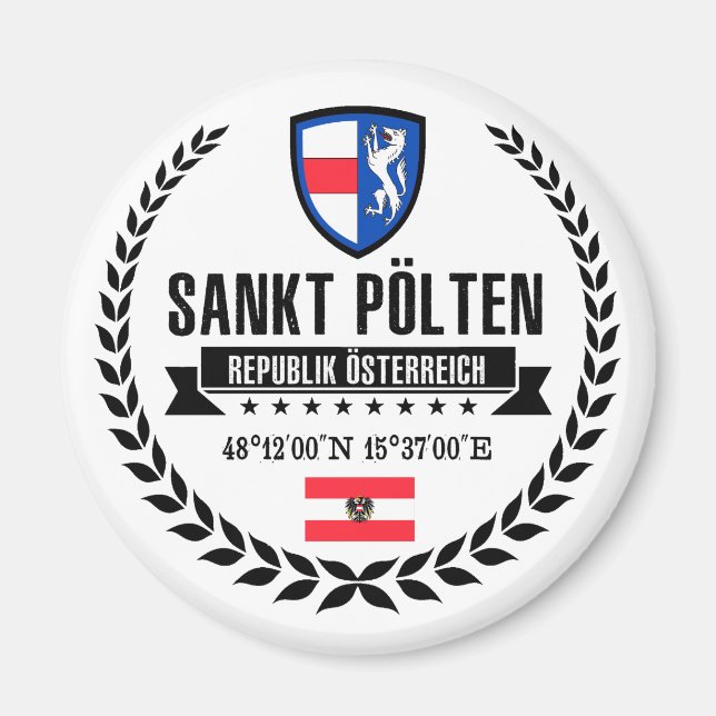 Sankt Pölten Magnet (Framsidan)