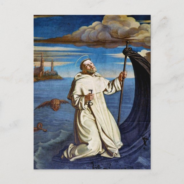 Sankt Raymond av Penyafort Premium Barockstil Vykort (Framsida)