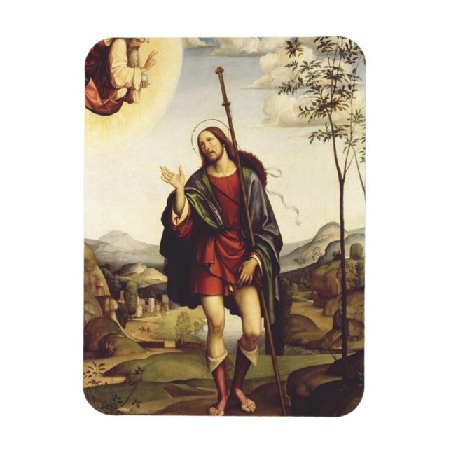 Sankt Roch av Francesco Francia  Magnet (Vertikal)
