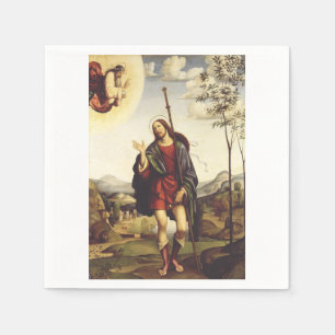 Sankt Roch av Francesco Francia Pappersservett