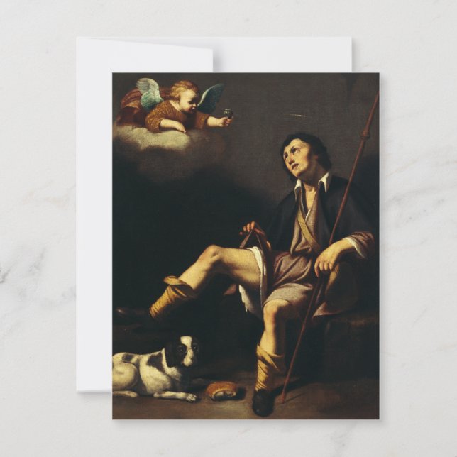 Sankt Roch och ängeln av Guy François (Framsida)