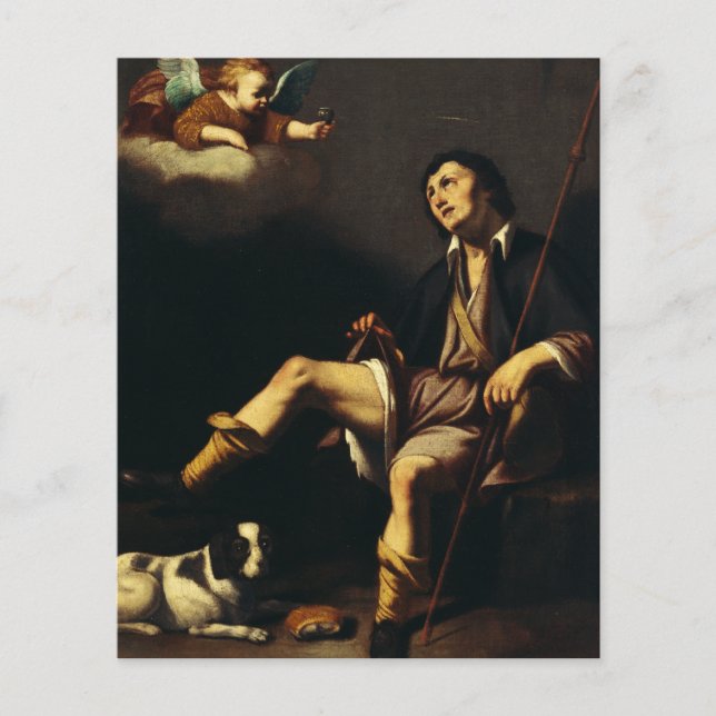 Sankt Roch och ängeln av Guy François (Framsida)