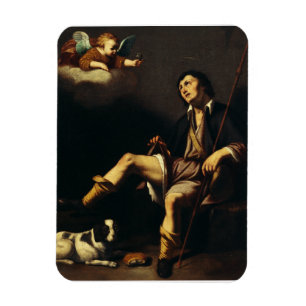 Sankt Rochus och ängeln av Guy François Magnet