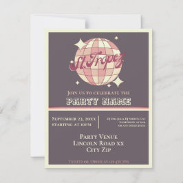 Sankt Saint Tropez tema sommaren party firande Inbjudningar