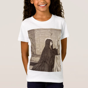 Sankt Scholastica Beskyddare av skolan T Shirt