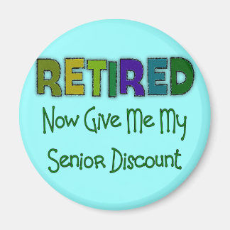 Sänkt SENIOR-DISCOUNT Magnet