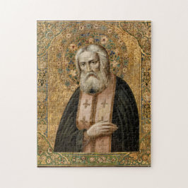 Sankt serpahim av Sarov-ortodoxa Christian Icon Pussel