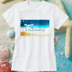 Sankt Simons Island GA-skjorta T Shirt