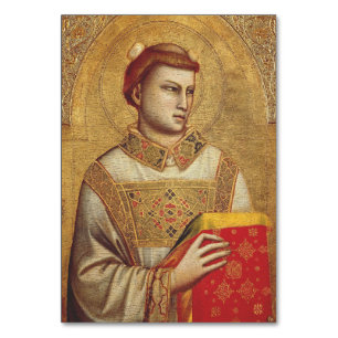 Sankt Stefan av Giotto Finkonst Reproduktion Bordsnummer