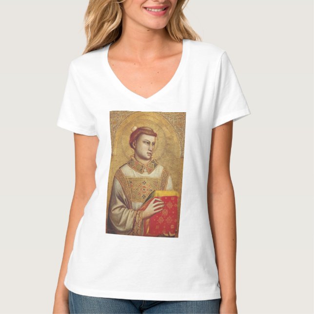Sankt Stefan av Giotto T Shirt (Framsida)