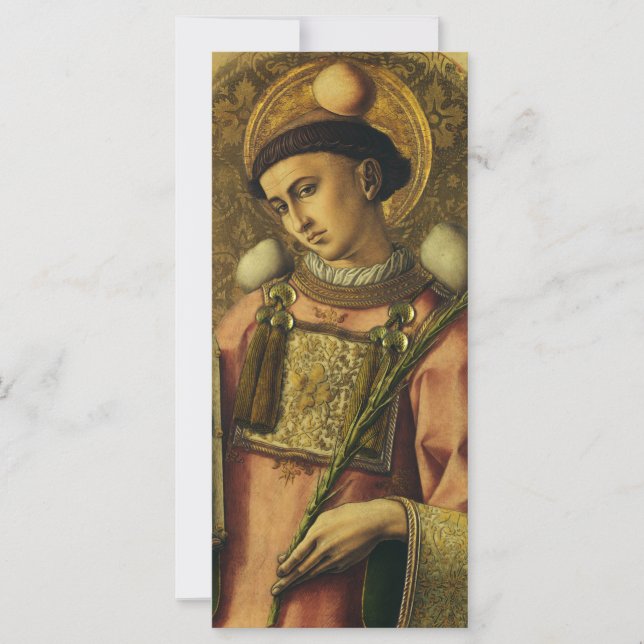 Sankt Stefan den förstmartyrens fikon konstikonogr (Framsida)