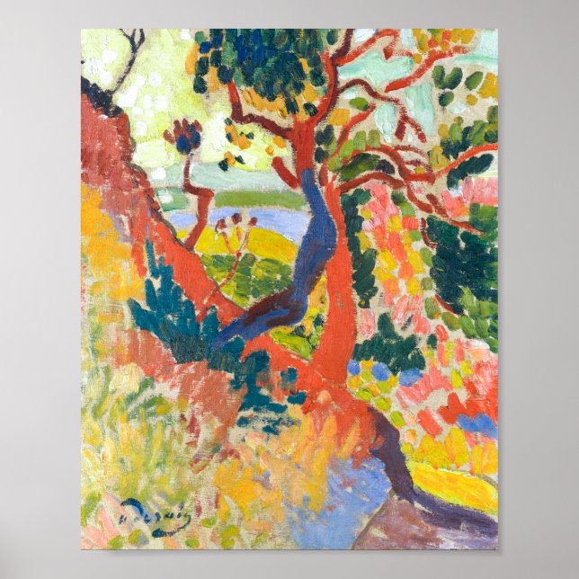 Sänkt stig, L'Estaque | Andre Derain | Poster (Framsidan)
