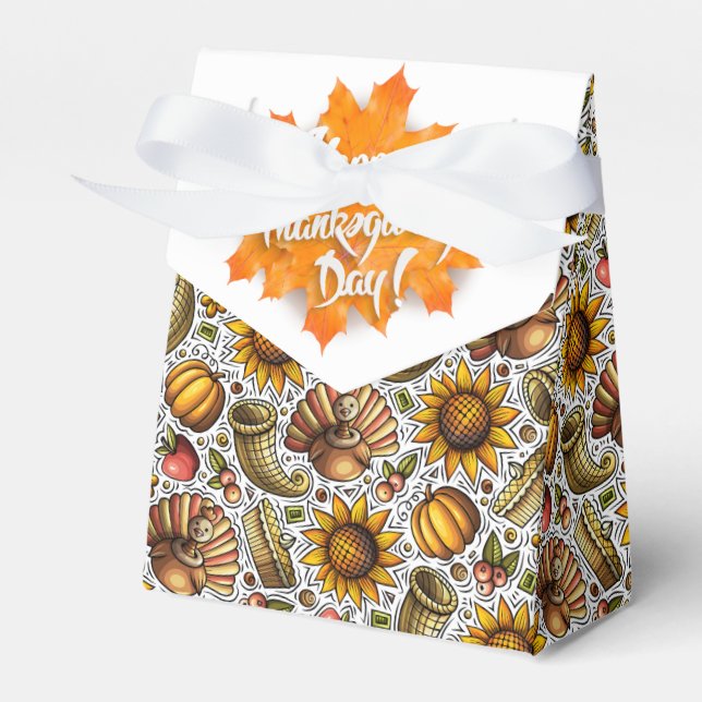Sankt Thanksgivingstiden Presentaskar (Framsidan Sidan)
