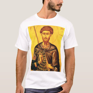 Sankt Theodore Tiron ortodox ikon T Shirt
