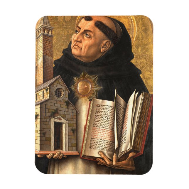 Sankt Thomas Aquinas Läraren om Sanning Magnet (Vertikal)