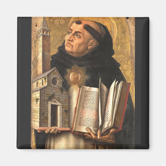 Sankt Thomas Aquinas Läraren om Sanning Magnet (Framsidan)