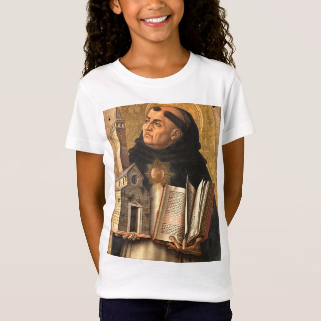 Sankt Thomas Aquinas T Shirt (Framsida)