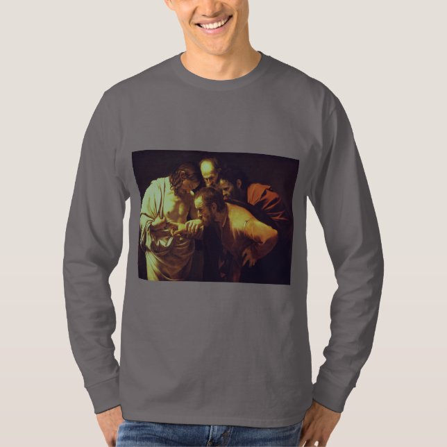 Sankt Thomas ökade värde av Caravaggio T Shirt (Framsida)