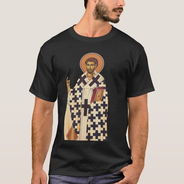 Sankt Timotheus den förste kristne biskopen av Efe T Shirt (Framsida)