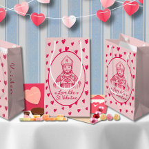 Sankt Valentins katolska rosa hjärtskisskonst