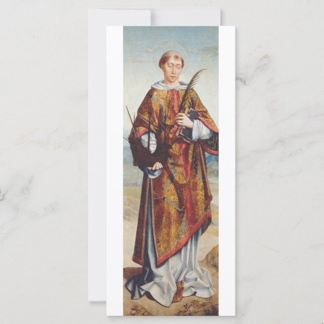 Sankt Vincent av Zaragoza Martyren Finkonst (Framsida)