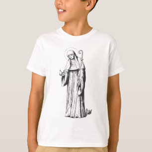 Sankt Walpurga medeltida anglosaxisk missionär T Shirt