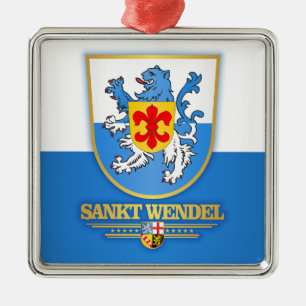 Sankt Wendel Kreis COA Shirts Julgransprydnad Metall