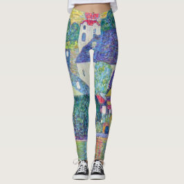 Sankt Wolfgang kyrka av Gustav Klimt, Victorian Ar Leggings