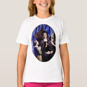 Sankta Angela Merici skyddshelgon för utbildare oc T Shirt