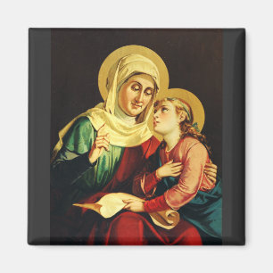 Sankta Anna och Jungfru Maria Magnet