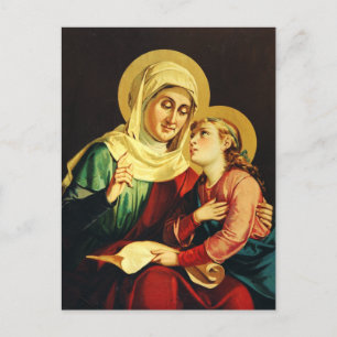 Sankta Anna och Jungfru Maria Vykort