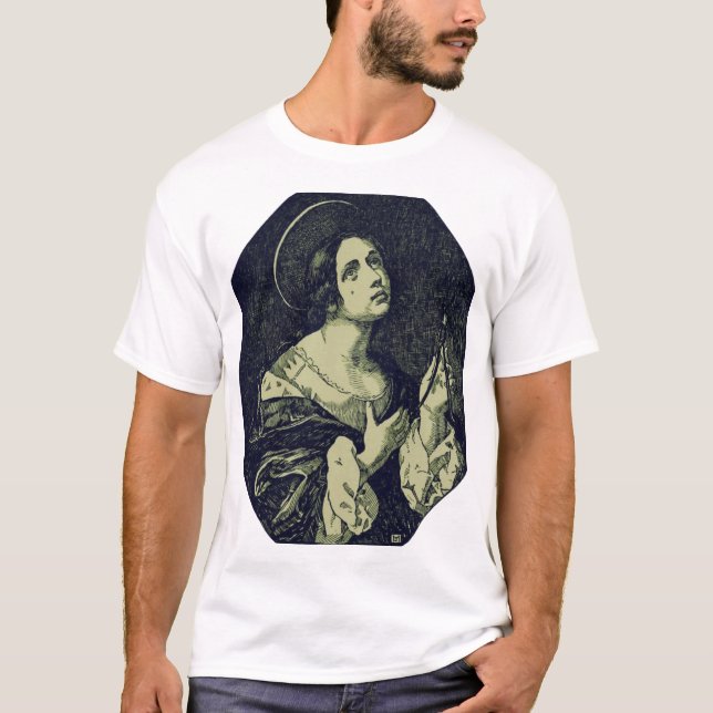 Sankta Apollonia jungfru och martyr T Shirt (Framsida)