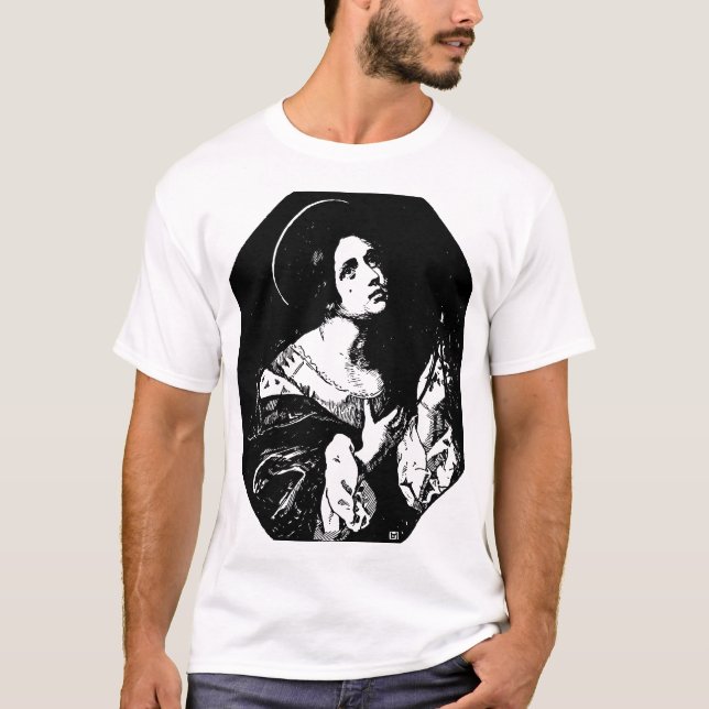 Sankta Apollonia jungfru och martyr T Shirt (Framsida)